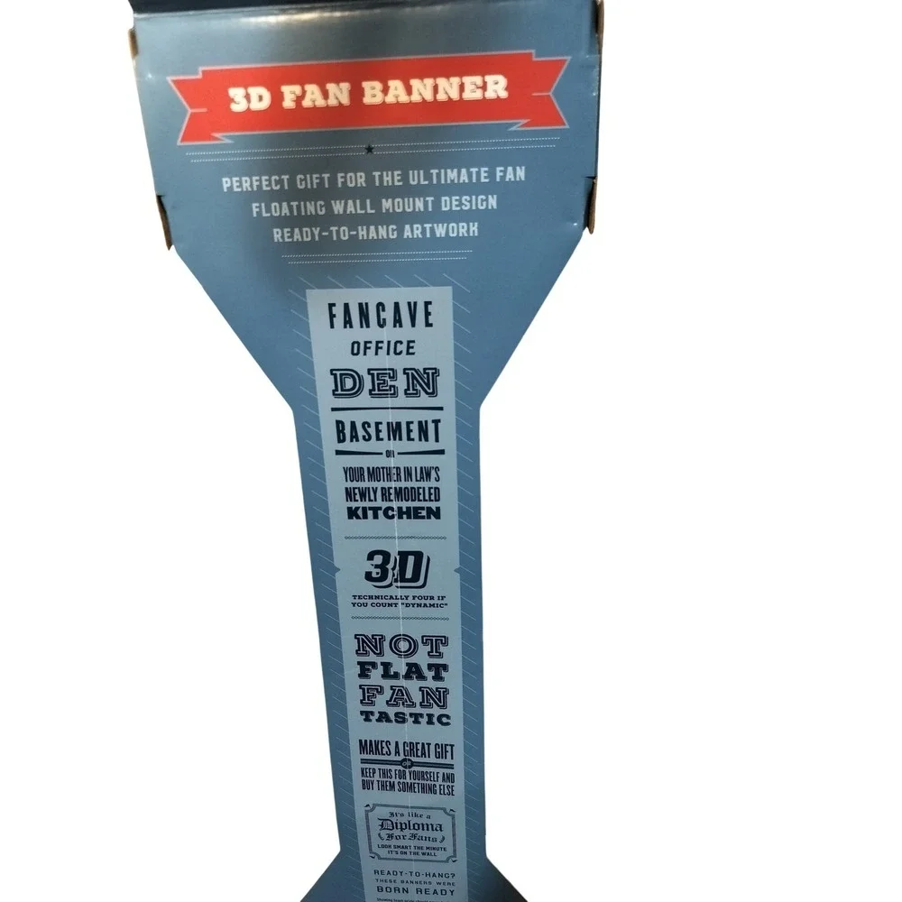 UNC Tar Heels YouTheFan 3D Wall Art Premium Banner 6x19 North Carolina Stadium‎